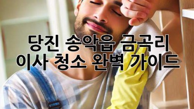 당진 송악읍 금곡리 이사 청소 완벽 가이드